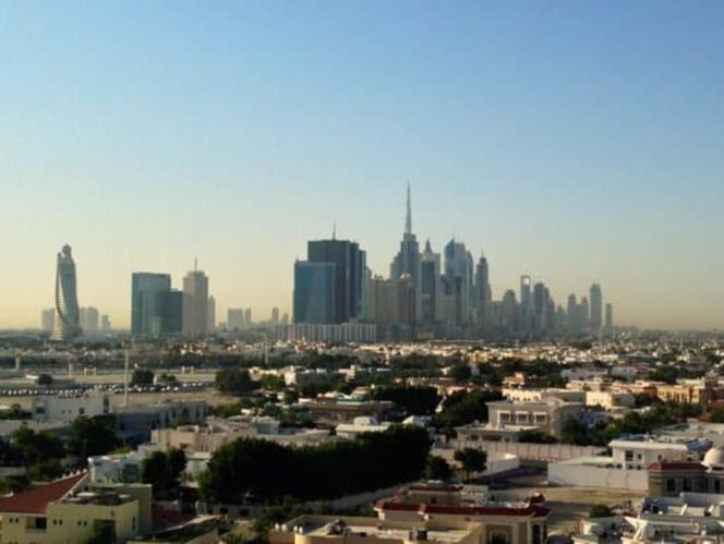 
					Dubai Downtown District skyline, United Arab Emirates