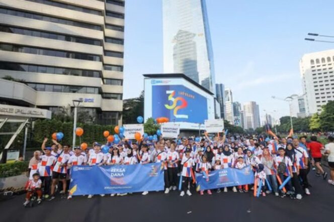 
					Rayakan HUT ke-32, BRI-MI Gelar Fun Walk dan Peluncuran Website Baru