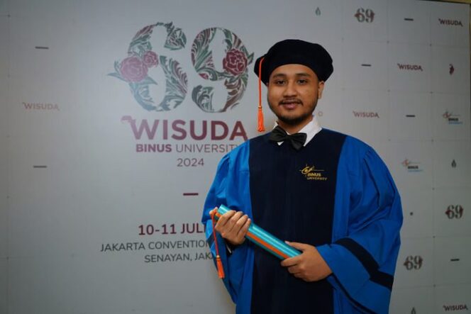 
					Menyentuh Garis Finish di BINUS UNIVERSITY, Raihan Buktikan ADD Bukan Penghalang