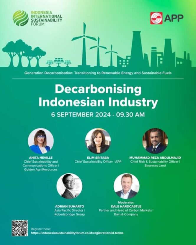 
					APP Group Mengangkat Agenda Dekarbonisasi di Indonesia International Sustainability Forum 2024