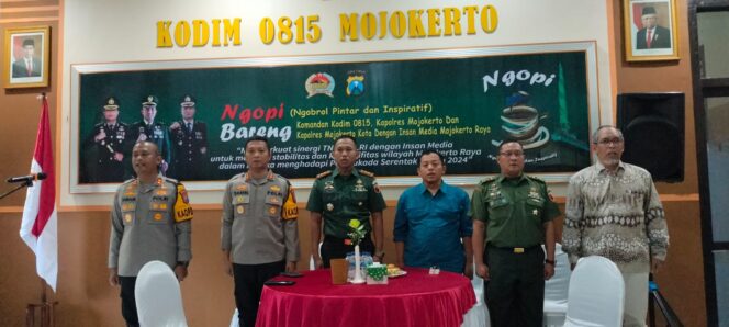 
					Jaga Stabilitas & Kondusifitas Mojokerto Raya Jelang Pilkada Serentak, TNI-Polri Perkuat Sinergitas Dengan Insan Media