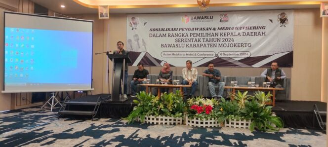
					Bawaslu Kabupaten Mojokerto Gelar Media Gathering, Ajak Media Berperan Aktif dalam Pengawasan Pilkada 2024