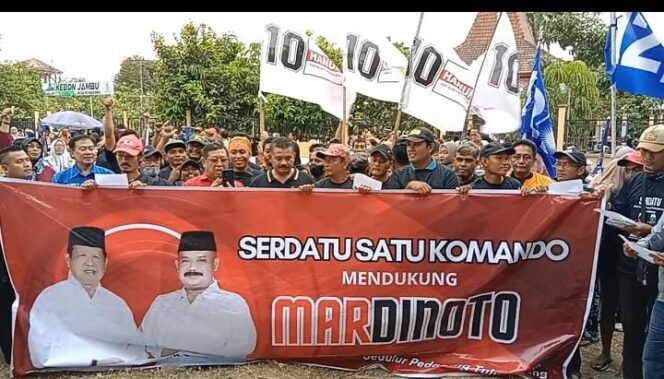
					Serdatu Satu Komando Dukung Maryoto Bhirowo – Didik Girnoto