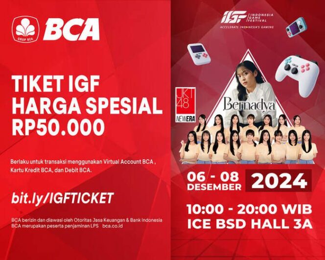 
					Dukung Akselerasi Industri Game di Indonesia, Indonesia Game Festival 2024 Hadir Jadi Event Gaming Terbesar di Indonesia