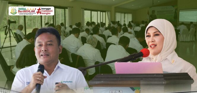 
					Mia Amiati Beri Pembekalan Materi Hukum kepada Jajaran Divre Perhutani Jatim dan PT. Palawi