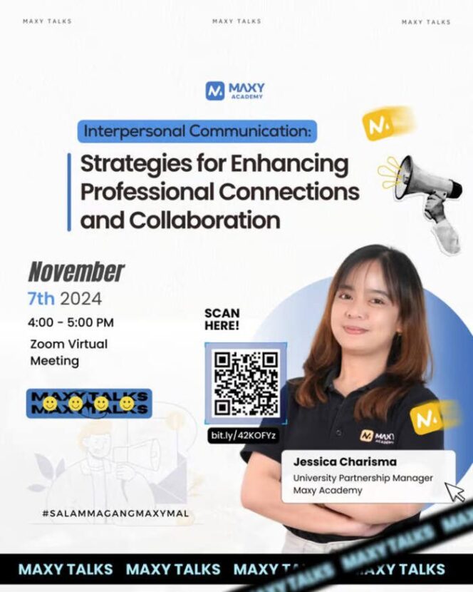 
					Dorong Keterampilan Komunikasi Interpersonal Secara Profesional, Maxy Academy Mengundang Jessica Charisma