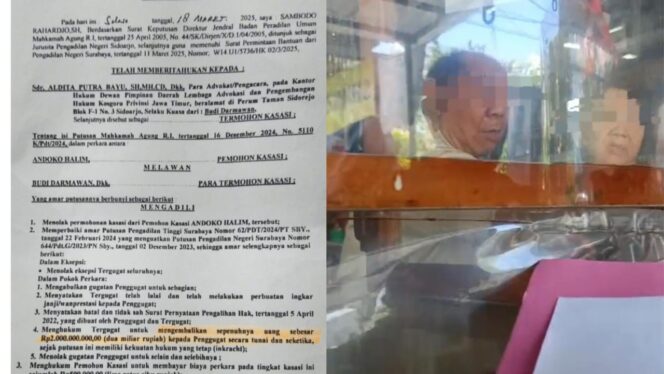 
					Tergugat Abaikan Putusan MA, Penggugat Ajukan Surat Eksekusi Ke Pengadilan 