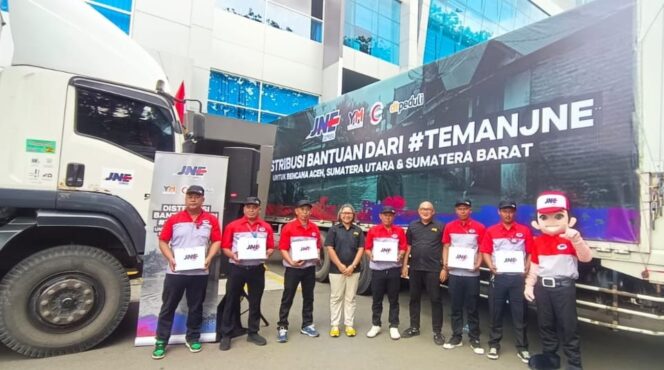 
					JNE Peduli Korban Bencana Sumatera dan Aceh Salurkan 500 Ton Bantuan Logistik