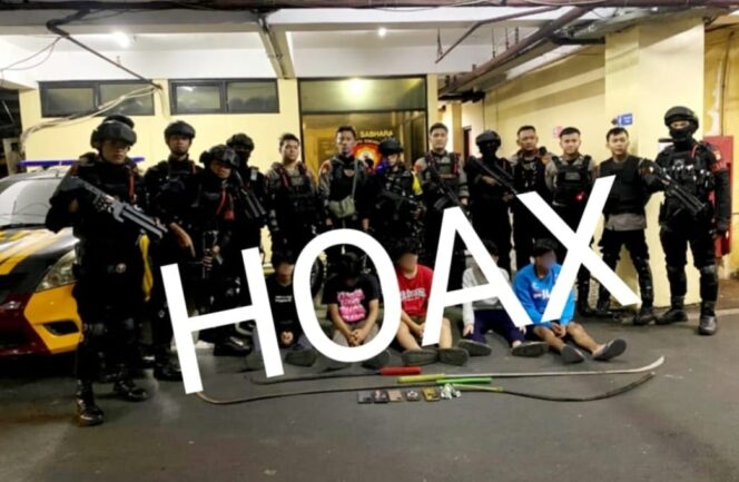 
					CEK FAKTA: Rilis Korp Brimob Polri Patroli Gabungan Amankan 5 Pemuda di Jaktim Adalah HOAX !!